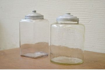 アンティーク瓶(ガラスビン)2個セット