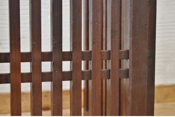 古民具　骨董　折り畳み式帳場格子