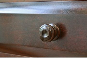 ◇中古　北海道民芸家具収納棚(食器棚)