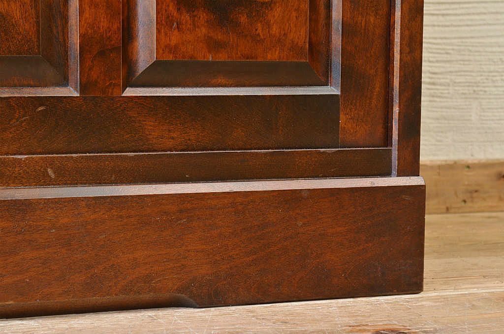 ◇中古　北海道民芸家具収納棚(食器棚)