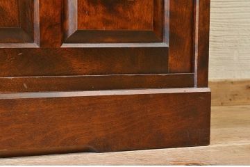 ◇中古　北海道民芸家具収納棚(食器棚)