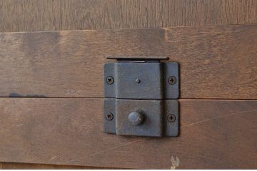 ◇中古　北海道民芸家具収納棚(食器棚)