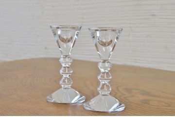 バカラキャンドルスタンド2点セット　定価(1個)29400円