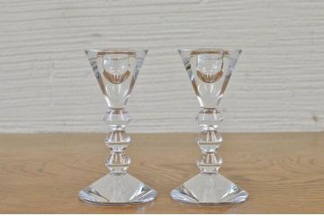 バカラキャンドルスタンド2点セット　定価(1個)29400円