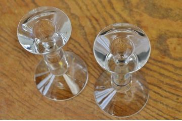バカラキャンドルスタンド2点セット　定価(1個)29400円
