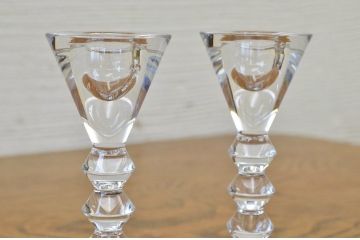 バカラキャンドルスタンド2点セット　定価(1個)29400円