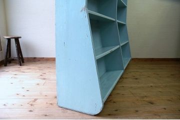 古い図書館の大きなペイント5段本棚2　