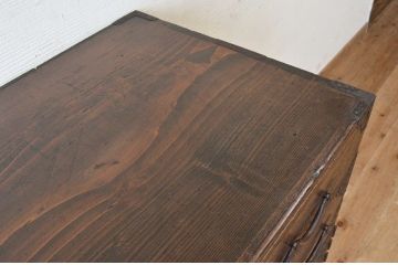アンティーク家具　古民具　骨董　大振りな時代箪笥