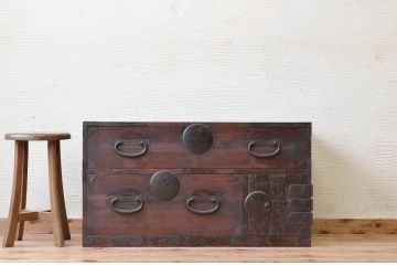 アンティーク家具　古民具　骨董　時代箪笥ローボード1