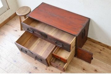 アンティーク家具　古民具　骨董　時代箪笥ローボード1