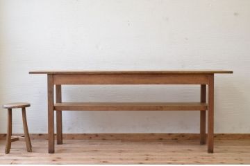アンティーク家具　★1960〜70年代　古い工場の作業台2　(テーブル、机)