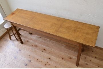 アンティーク家具　★1960〜70年代　古い工場の作業台2　(テーブル、机)