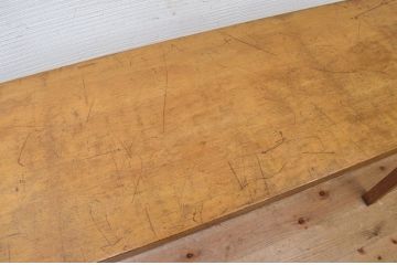 アンティーク家具　★1960〜70年代　古い工場の作業台2　(テーブル、机)