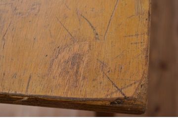 アンティーク家具　★1960〜70年代　古い工場の作業台2　(テーブル、机)