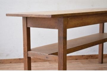 アンティーク家具　★1960〜70年代　古い工場の作業台2　(テーブル、机)