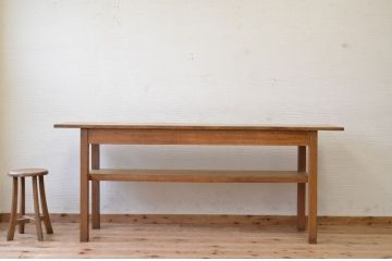 アンティーク家具　★1960〜70年代　古い工場の作業台3　(テーブル、机)