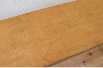 アンティーク家具　★1960〜70年代　古い工場の作業台3　(テーブル、机)