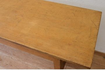 アンティーク家具　★1960〜70年代　古い工場の作業台3　(テーブル、机)