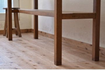 アンティーク家具　★1960〜70年代　古い工場の作業台3　(テーブル、机)