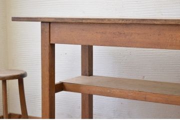 アンティーク家具　★1960〜70年代　古い工場の作業台3　(テーブル、机)
