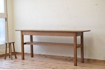 アンティーク家具　★1960〜70年代　古い工場の作業台5　(テーブル、机)
