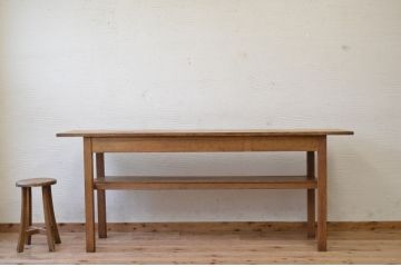 アンティーク家具　★1960〜70年代　古い工場の作業台5　(テーブル、机)