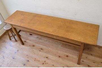 アンティーク家具　★1960〜70年代　古い工場の作業台5　(テーブル、机)