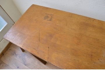 アンティーク家具　★1960〜70年代　古い工場の作業台5　(テーブル、机)