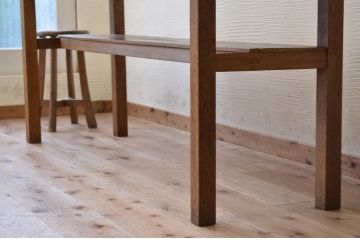 アンティーク家具　★1960〜70年代　古い工場の作業台5　(テーブル、机)