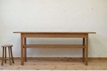 アンティーク家具　★1960〜70年代　古い工場の作業台8　(テーブル、机)