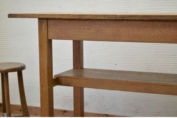アンティーク家具　★1960〜70年代　古い工場の作業台8　(テーブル、机)