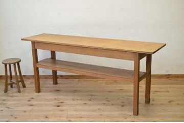 アンティーク家具　★1960〜70年代　古い工場の作業台8　(テーブル、机)