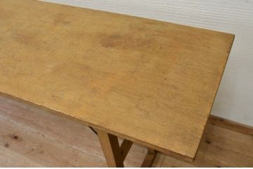アンティーク家具　★1960〜70年代　古い工場の作業台9　(テーブル、机)