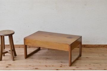 アンティーク家具　引き出し付きアンティーク文机(テーブル)1
