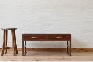 アンティーク家具　引き出し付きアンティーク文机(テーブル)2