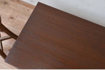 アンティーク家具　引き出し付きアンティーク文机(テーブル)2