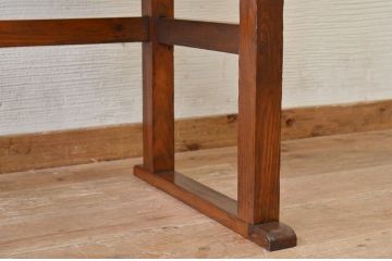 アンティーク家具　小振りなアンティーク平机(サイドテーブル)