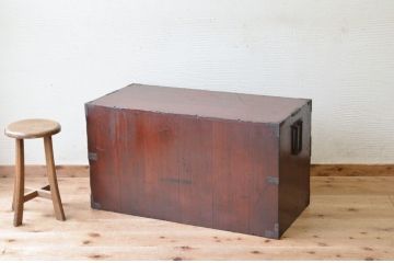 アンティーク家具　ジャンク品!使い込まれた時代箪笥ローボード(ローチェスト)