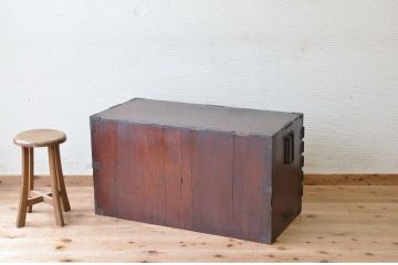 アンティーク家具　古民具　骨董　江戸時代　観音開き時代箪笥ローボード(ローチェスト)