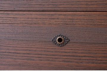 アンティーク家具　☆古い桐材の二段重ね箪笥(桐箪笥、桐たんす)