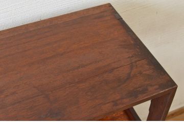 アンティーク家具　珍品!変わり型アンティーク収納棚
