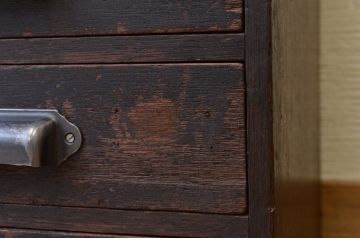 アンティーク家具　使い込まれたアンティーク小引き出し