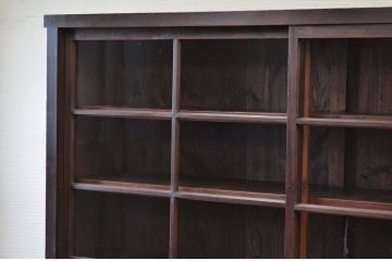 アンティーク家具　明治〜大正　二段重ね引き出し収納棚(薬箪笥)