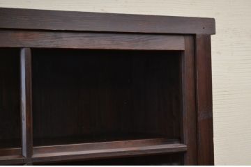 アンティーク家具　明治〜大正　二段重ね引き出し収納棚(薬箪笥)