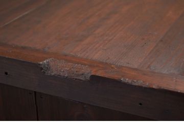 アンティーク家具　明治〜大正　二段重ね引き出し収納棚(薬箪笥)