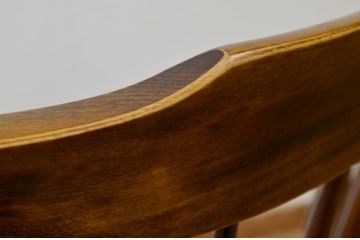 中古　メーカー不明作りの良いスティックバックチェア1脚2
