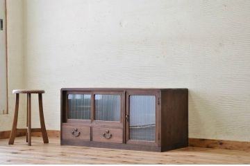 極上美品!モールガラスアンティークローボード