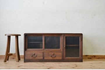 極上美品!モールガラスアンティークローボード