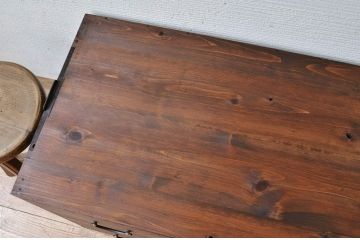 アンティーク家具　☆古民具　骨董　二段重ねシンプルな箪笥(チェスト)