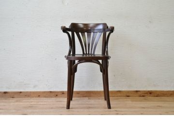 アンティーク家具　アンティークベントウッドアームチェア1脚